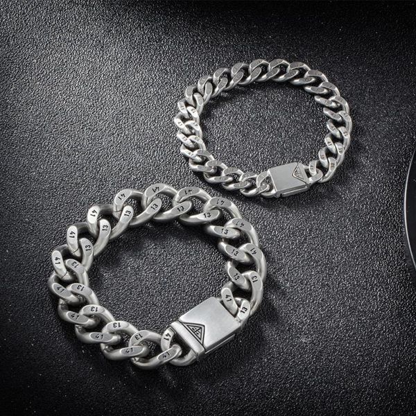 link, chain bracelets hip-hop titanium steel bracelet men's and women's stainless customization, Black
link, chain bracelets hip-hop titanium steel bracelet men's and women's stainless customization, Black