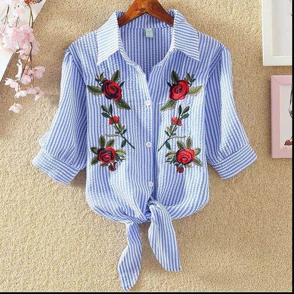 embroidery womens blouses blouse women chiffon fashion embroidered shirts spring summer short sleeve turn down flower slim fit, White
embroidery womens blouses blouse women chiffon fashion embroidered shirts spring summer short sleeve turn down flower slim fit, White