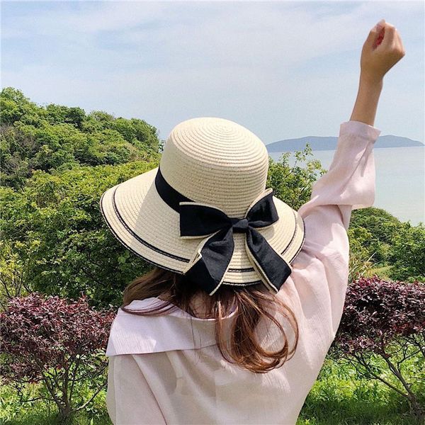 straw hat female summer beach beach outing sunshade holiday sunblock big brim big along cool hats net red sun hats, Blue;gray
straw hat female summer beach beach outing sunshade holiday sunblock big brim big along cool hats net red sun hats, Blue;gray