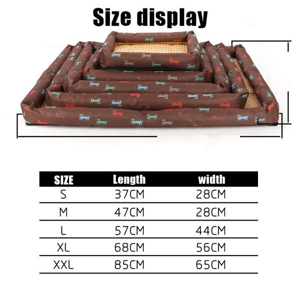 s-xxl summer pet dog bed cool house soft material mat for kennel baskets nest cat puppy kennels & pens
s-xxl summer pet dog bed cool house soft material mat for kennel baskets nest cat puppy kennels & pens