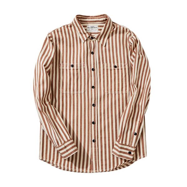 men's casual shirts vertical stripes long sleeved shirt mens vintage striped loose lapel men, White;black
men's casual shirts vertical stripes long sleeved shirt mens vintage striped loose lapel men, White;black