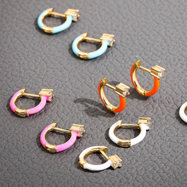 hoop & huggie trendy neon colorful enamel mini small earrings for women charm cz zircon ear buckle cartilage piercing jewelry, Golden;silver
hoop & huggie trendy neon colorful enamel mini small earrings for women charm cz zircon ear buckle cartilage piercing jewelry, Golden;silver