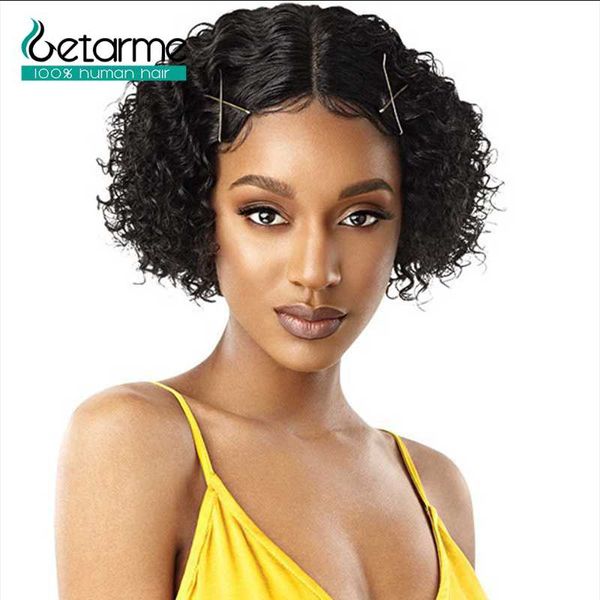 pixie cut curly bob wig human hair wigs 4x4 lace closure 100% remy pre plucked with baby for black woman, Black;brown
pixie cut curly bob wig human hair wigs 4x4 lace closure 100% remy pre plucked with baby for black woman, Black;brown