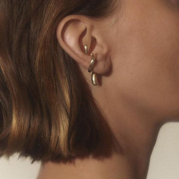 dangle & chandelier 2021 1 piece statement irregular ear clip for women golden metal texture design no piercing bone earrings jewelry, Silver
dangle & chandelier 2021 1 piece statement irregular ear clip for women golden metal texture design no piercing bone earrings jewelry, Silver