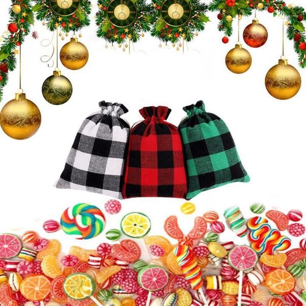 christmas decorations linen cotton bag 10x14cm red green plaid gift candy packaging bags party drawstring drawable present
christmas decorations linen cotton bag 10x14cm red green plaid gift candy packaging bags party drawstring drawable present
