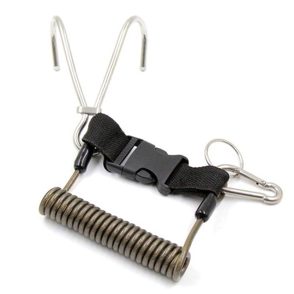 scuba reef stainless steelhook double diving hook with spiral coil lanyard safe accessories pool &
scuba reef stainless steelhook double diving hook with spiral coil lanyard safe accessories pool &
