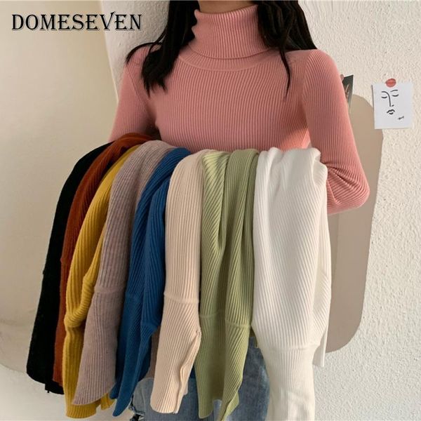 basic women sweaters knitted high neck sweater pullovers turtleneck autumn winter slim fit black pull femme women's, White;black
basic women sweaters knitted high neck sweater pullovers turtleneck autumn winter slim fit black pull femme women's, White;black