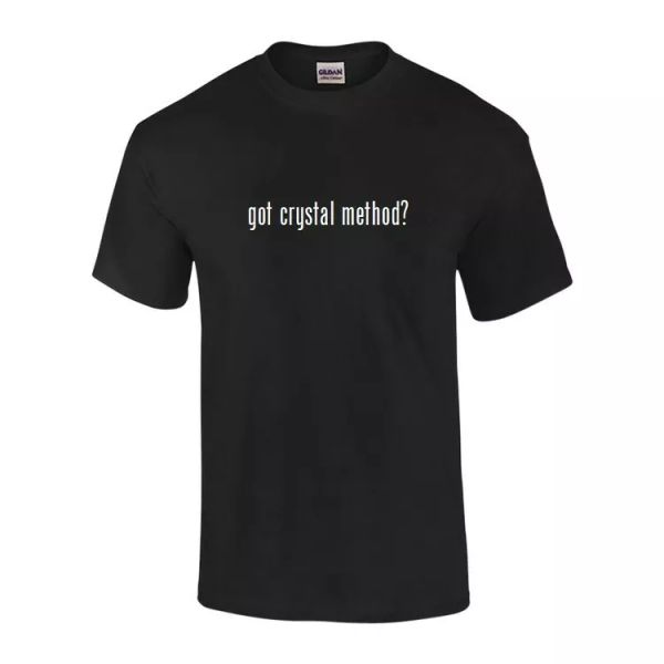 got crystal method t-shirt black white funny cotton tee shirt s-5xl electronic, White;black
got crystal method t-shirt black white funny cotton tee shirt s-5xl electronic, White;black