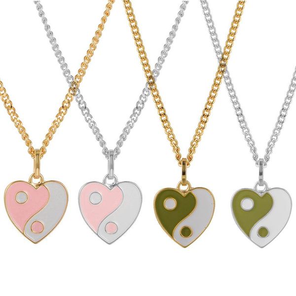 chains vintage gossip tai chi heart necklace simple yin yang necklaces for women girls fashion jewelry gift, Silver
chains vintage gossip tai chi heart necklace simple yin yang necklaces for women girls fashion jewelry gift, Silver