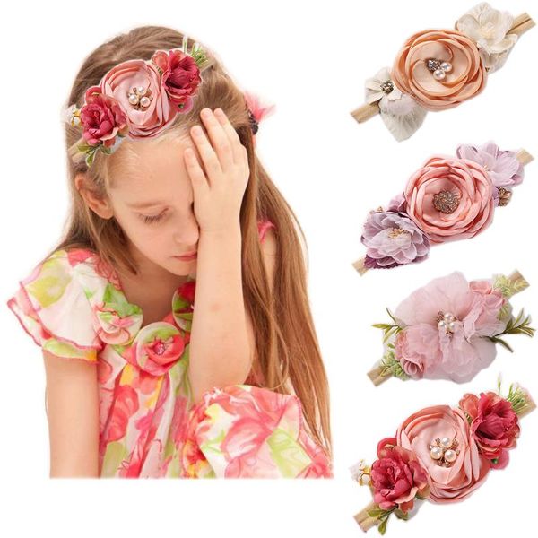 hair accessories baby girls pearl artific flower headbands for born hairbands nylon elastic toddler handmade floral infant bands, Slivery;white
hair accessories baby girls pearl artific flower headbands for born hairbands nylon elastic toddler handmade floral infant bands, Slivery;white