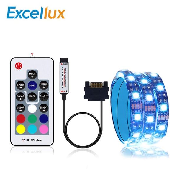strip light for pc computer case, sata power supply interface + 17key rf remote controller wireless 1m 2m strips led
strip light for pc computer case, sata power supply interface + 17key rf remote controller wireless 1m 2m strips led