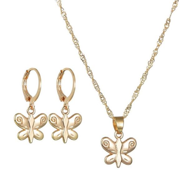 earrings & necklace 3d butterfly pendant and earring set alloy chain hoop for women girls jewelry accessories, Silver
earrings & necklace 3d butterfly pendant and earring set alloy chain hoop for women girls jewelry accessories, Silver