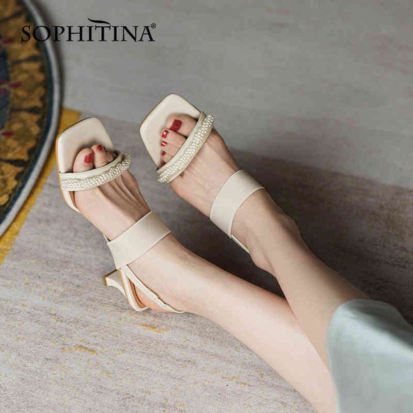 sophitina casual women's sandals fashion string bead strange style elastic band sandals summer office commute lady shoes ao872 210513, Black
sophitina casual women's sandals fashion string bead strange style elastic band sandals summer office commute lady shoes ao872 210513, Black