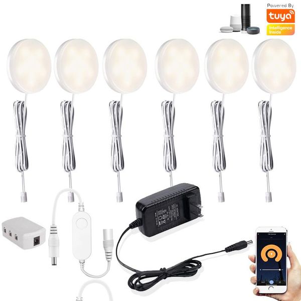 wifi tuya app remote control led under cabinet lighting dimming kitchen counter furniture kit for alexa google home light
wifi tuya app remote control led under cabinet lighting dimming kitchen counter furniture kit for alexa google home light