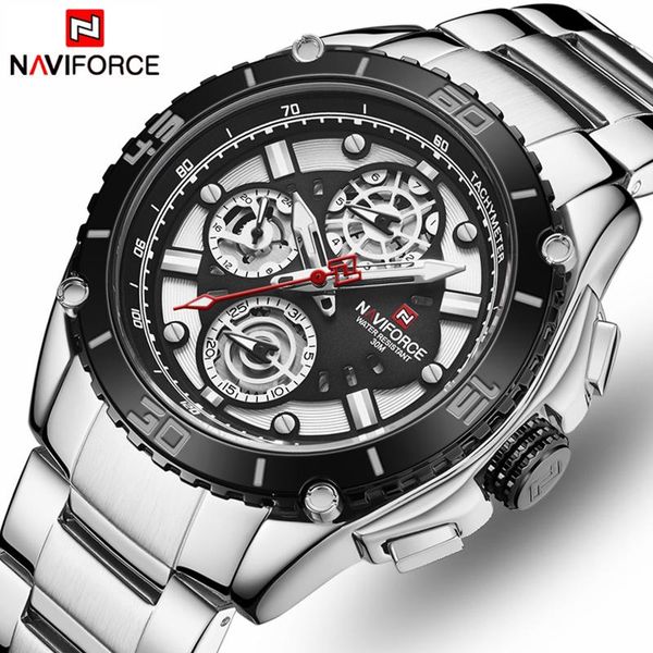 wristwatches naviforce men watch luxury sport analog date week display quartz military luminous clock relogio masculino, Slivery;brown
wristwatches naviforce men watch luxury sport analog date week display quartz military luminous clock relogio masculino, Slivery;brown