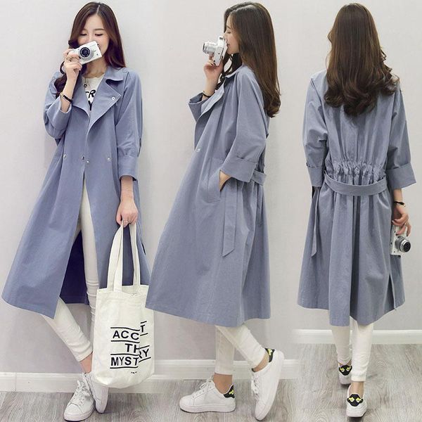 women's trench coats women windbreak 2021 fashionable autumn spring casual coat long female wind breaker outerwear plus size, Tan;black
women's trench coats women windbreak 2021 fashionable autumn spring casual coat long female wind breaker outerwear plus size, Tan;black