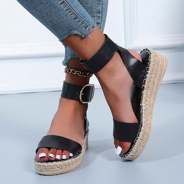 sandals wedges shoes slippers for women plus size high heels summer striped slides chaussures femme platform 2021, Black
sandals wedges shoes slippers for women plus size high heels summer striped slides chaussures femme platform 2021, Black
