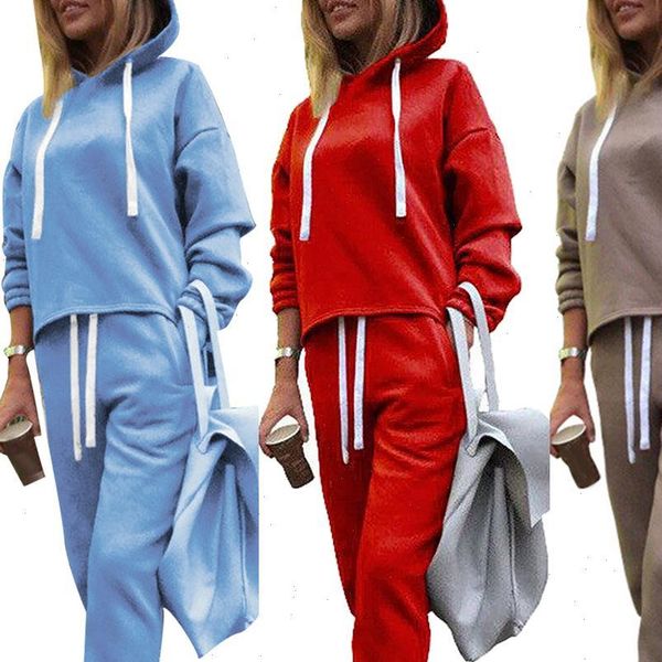women tracksuits 2 piece set hoodies pant clothing long sleeve warm tracksuit solid color sport suit conjuntos de mujer, Gray
women tracksuits 2 piece set hoodies pant clothing long sleeve warm tracksuit solid color sport suit conjuntos de mujer, Gray