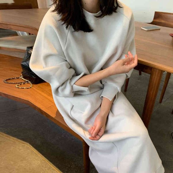 casual dresses onalippa women autumn winter round neck solid color loose wild puff sleeve long-sleeved back split sweater dress 2yl2, Black;gray
casual dresses onalippa women autumn winter round neck solid color loose wild puff sleeve long-sleeved back split sweater dress 2yl2, Black;gray