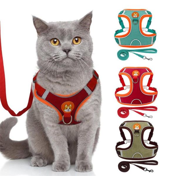 cat collars & leads soft pet kitten harness leash set adjustable reflective puppy chihuahua vest walking lead supplies
cat collars & leads soft pet kitten harness leash set adjustable reflective puppy chihuahua vest walking lead supplies
