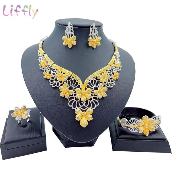 earrings & necklace nigerian dubai pakistani jewelry set for women african gold bracelet bridal jewellery sets ladies, Silver
earrings & necklace nigerian dubai pakistani jewelry set for women african gold bracelet bridal jewellery sets ladies, Silver
