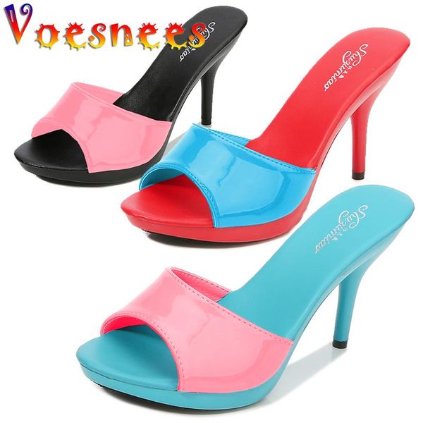slippers women's mixed colors fine heel 9cm 13cm outside slipper sandal platform women shoes slides striper pumps, Black
slippers women's mixed colors fine heel 9cm 13cm outside slipper sandal platform women shoes slides striper pumps, Black