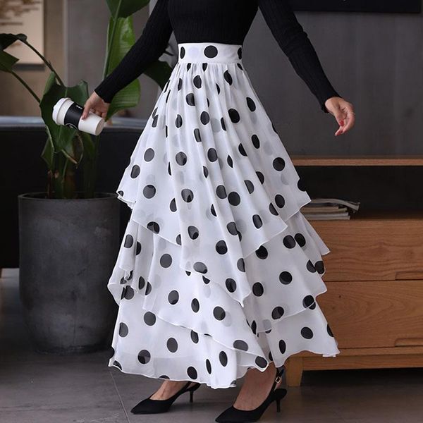 skirts 2021 summer chiffon skirt white polka dot a-line women designs asymmetrical arregular long maxi woman womens, Black
skirts 2021 summer chiffon skirt white polka dot a-line women designs asymmetrical arregular long maxi woman womens, Black