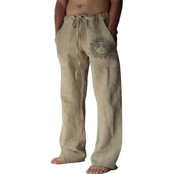 men's pants casual loose fit plain pocket sun printed solid outdoor trousers summer men linen mens, Black
men's pants casual loose fit plain pocket sun printed solid outdoor trousers summer men linen mens, Black