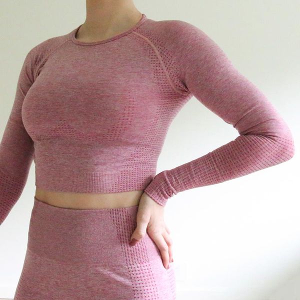 yoga outfits women vital seamless longsleeve cropped gym crop sports wear for workout shirts, White;red
yoga outfits women vital seamless longsleeve cropped gym crop sports wear for workout shirts, White;red
