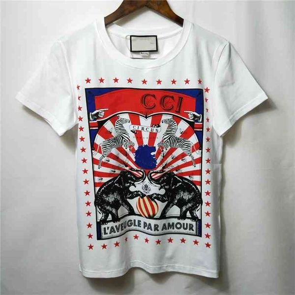 women t-shirt new summer animal brand appliques ladies luxury letter pattern fashion casual cotton 210324, White
women t-shirt new summer animal brand appliques ladies luxury letter pattern fashion casual cotton 210324, White