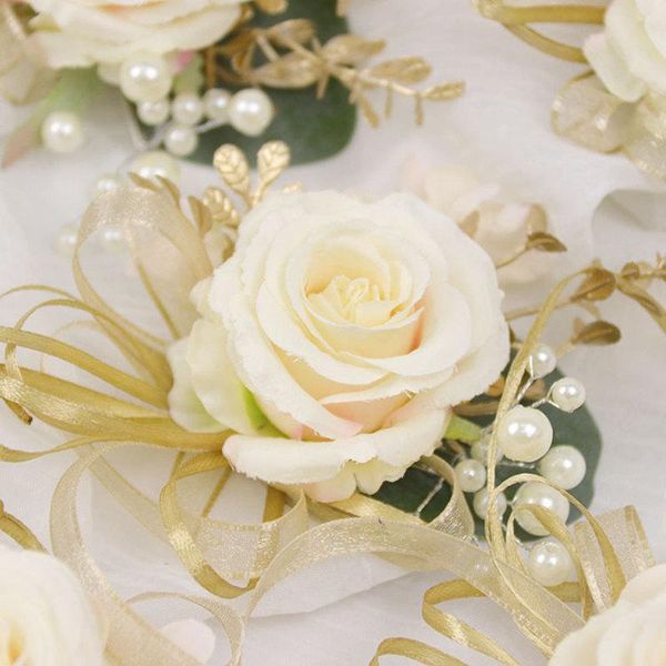 wedding decoration white artificial rose flower bride's chest hanging decorative flowers & wreaths 
wedding decoration white artificial rose flower bride's chest hanging decorative flowers & wreaths
