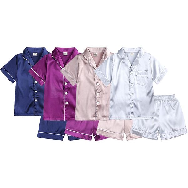 pajamas 2021 summer children clothes pajama set stain silk soft solid color comfortable kids girls boys sleepwear suit, Blue;red
pajamas 2021 summer children clothes pajama set stain silk soft solid color comfortable kids girls boys sleepwear suit, Blue;red