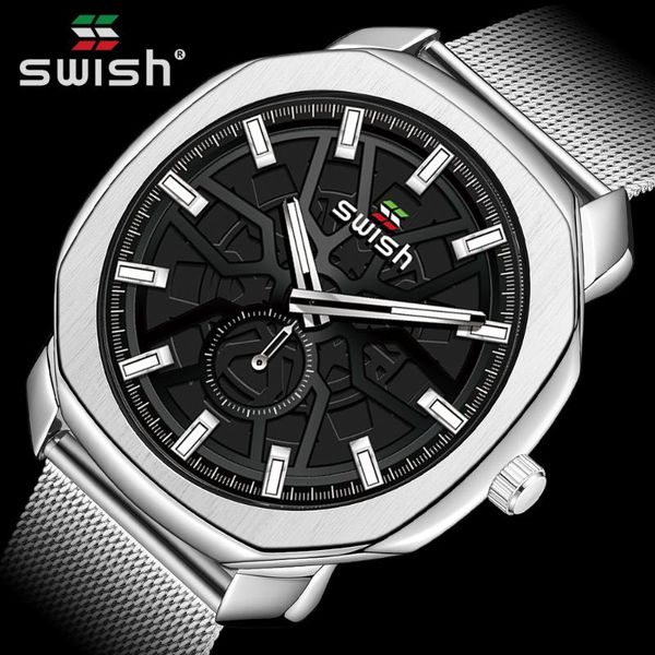 wristwatches swish watches for men quartz men's watch sport full steel waterproof chronograph date, Slivery;brown
wristwatches swish watches for men quartz men's watch sport full steel waterproof chronograph date, Slivery;brown