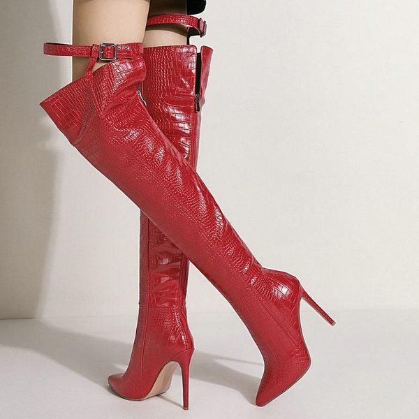 boots 2021 stiletto women's pu leather super high heel over the knee pointed toe zipper autumn winter long, Black
boots 2021 stiletto women's pu leather super high heel over the knee pointed toe zipper autumn winter long, Black