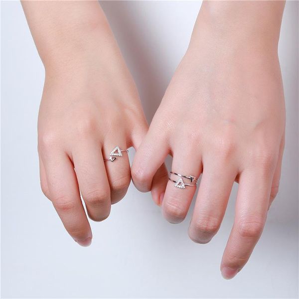 cluster rings 2pcs/lot " fake one penalty ten 925 sterling silver zircon double design geometric line couple opening simple jewelry, Golden;silver
cluster rings 2pcs/lot " fake one penalty ten 925 sterling silver zircon double design geometric line couple opening simple jewelry, Golden;silver