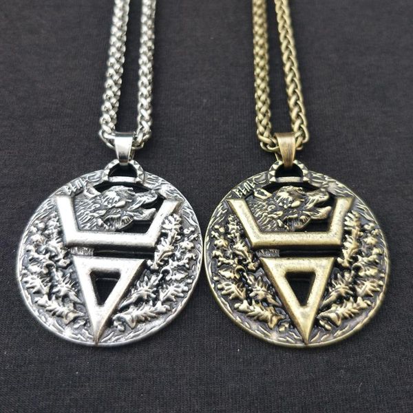 viking fern inverted triangle veles wolf pendant amulets slavic pagan talismans charms necklaces, Silver
viking fern inverted triangle veles wolf pendant amulets slavic pagan talismans charms necklaces, Silver