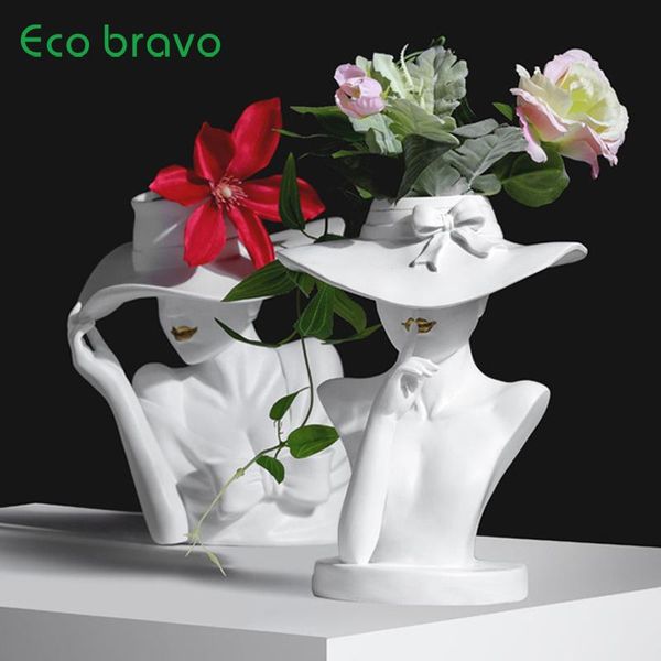 ecobravo european modern art woman head vase nordic home decoration creative resin crafts deskflower wedding gift vases
ecobravo european modern art woman head vase nordic home decoration creative resin crafts deskflower wedding gift vases