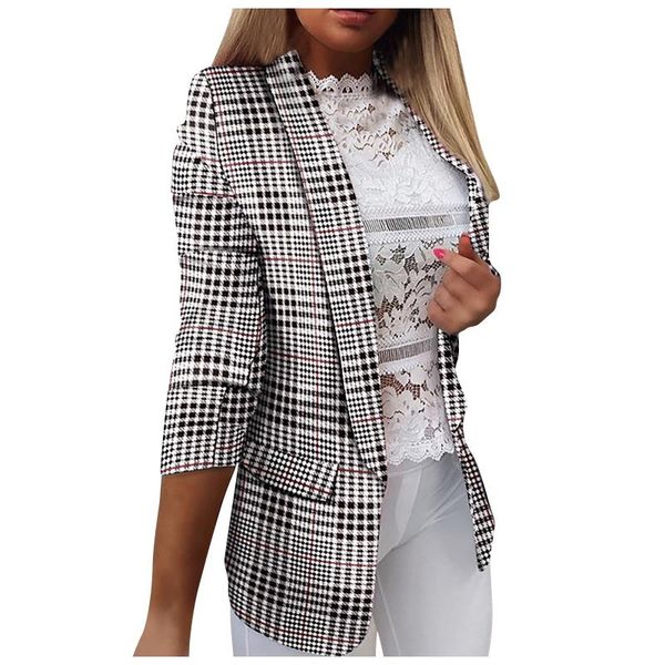 women's jackets women fashion long sleeve print color coat open front suit ladies jacket harajuku aesthetic slim roupas femininas 2021, Black;brown
women's jackets women fashion long sleeve print color coat open front suit ladies jacket harajuku aesthetic slim roupas femininas 2021, Black;brown