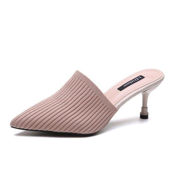 women sandals woven high heel mules pointed toe slip on flip flops summer slippers pumps shoes, Black
women sandals woven high heel mules pointed toe slip on flip flops summer slippers pumps shoes, Black