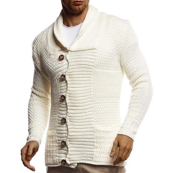 men's sweaters cardigan sweater jacket male winter sweatercoat autumn solid color knitted turndown collar buttons suit warm coat, White;black
men's sweaters cardigan sweater jacket male winter sweatercoat autumn solid color knitted turndown collar buttons suit warm coat, White;black