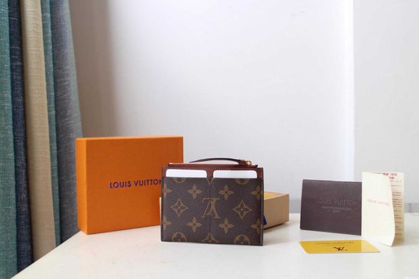 pouches leather wallets brand cases holder designer compact long luxury chain wallet m62257 key card holders brown purse clutch card, Black;red
pouches leather wallets brand cases holder designer compact long luxury chain wallet m62257 key card holders brown purse clutch card, Black;red