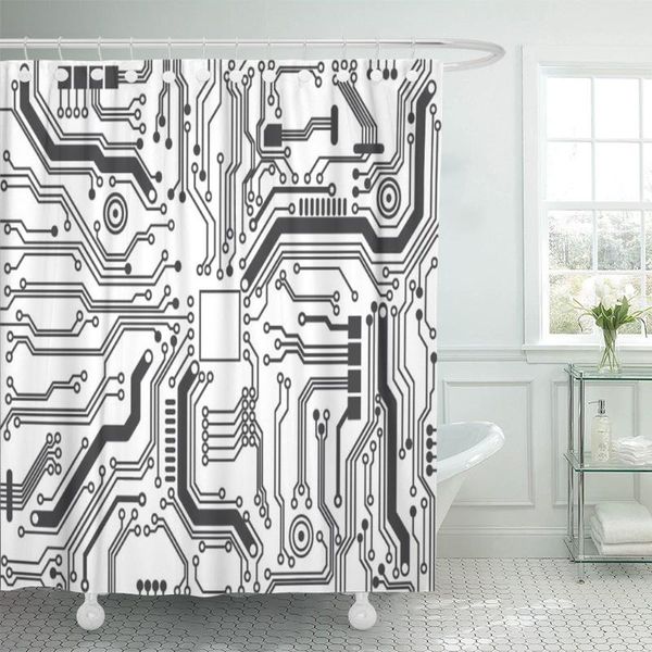 shower curtains curtain black computer circuit board chip motherboard waterproof polyester fabric 72 x inches set with hooks
shower curtains curtain black computer circuit board chip motherboard waterproof polyester fabric 72 x inches set with hooks
