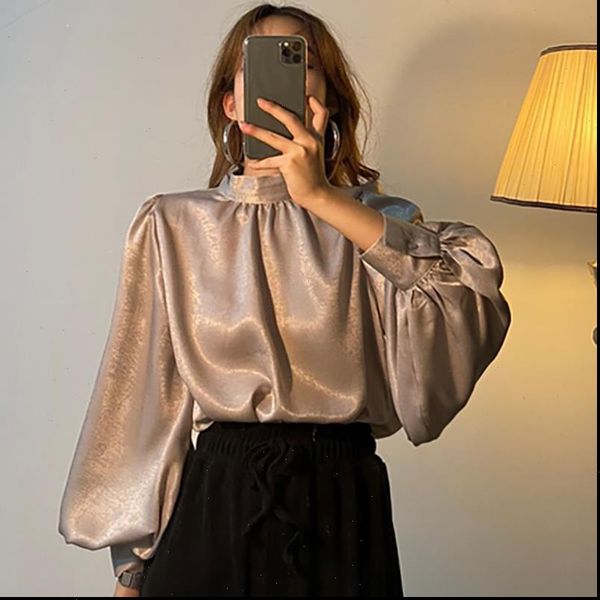 satin blouse women shirts long lantern sleeve office chic ladies shirt white korean fashion clothing black spring blouses chemise
satin blouse women shirts long lantern sleeve office chic ladies shirt white korean fashion clothing black spring blouses chemise