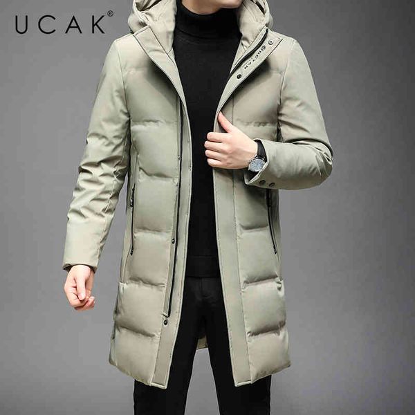 ucak brand 90% white duck hooded ets clothing men winter new arrival classic streetwear long down coat u8331, Black;white
ucak brand 90% white duck hooded ets clothing men winter new arrival classic streetwear long down coat u8331, Black;white