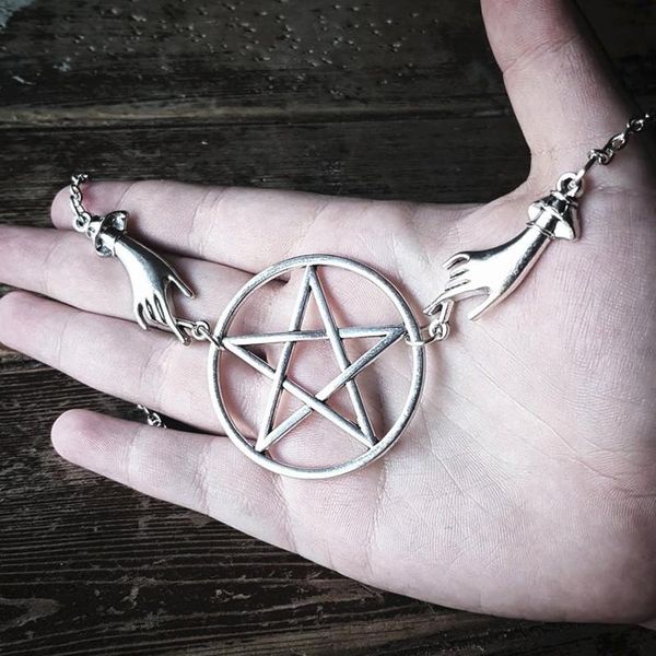 pendant necklaces silver color pentagram pagan necklace alter lnspired long big gothic classical occult dark gift men 2021 fashion
pendant necklaces silver color pentagram pagan necklace alter lnspired long big gothic classical occult dark gift men 2021 fashion