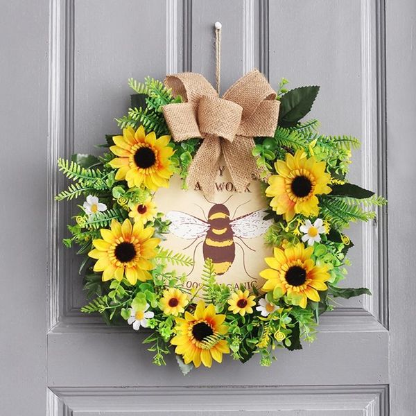 decorative flowers & wreaths artificial sunflower wreath fake garland wall front door window hanging pendant ornaments wedding party holiday
decorative flowers & wreaths artificial sunflower wreath fake garland wall front door window hanging pendant ornaments wedding party holiday