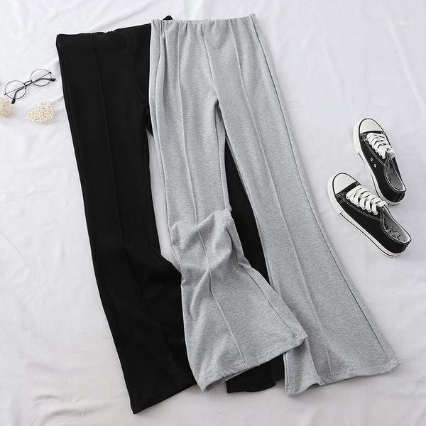 women's pants & capris casual women 2021 autumn high waist a-line ankle length soild flare lady elegant quality, Black;white
women's pants & capris casual women 2021 autumn high waist a-line ankle length soild flare lady elegant quality, Black;white