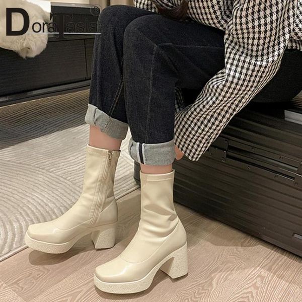 boots brand ladies platform ankle fashion solid thick high heels women casual party autumn winter shoes woman, Black
boots brand ladies platform ankle fashion solid thick high heels women casual party autumn winter shoes woman, Black