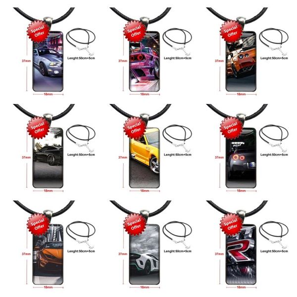 pendant necklaces bright colo gtr car glass necklace handmade half rectangle for girls, Silver
pendant necklaces bright colo gtr car glass necklace handmade half rectangle for girls, Silver