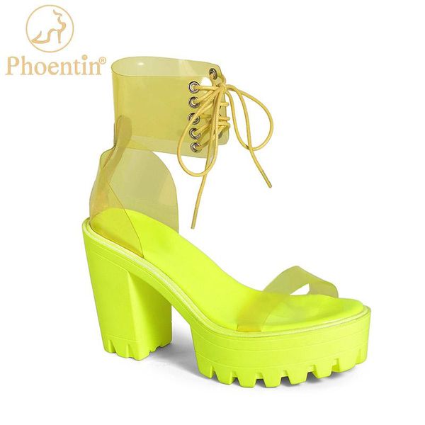 phoentin bright yellow sandals high platform leopard print pvc transparent thick sole women's high-heeled orange ft910, Black
phoentin bright yellow sandals high platform leopard print pvc transparent thick sole women's high-heeled orange ft910, Black